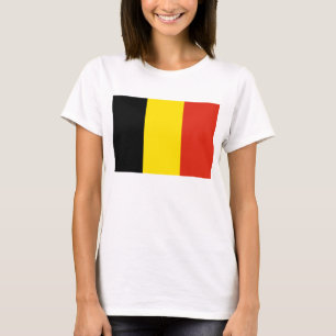 België vlag x kaart T-Shirt