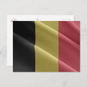 België - Vlaggolving - Briefkaart (Voorkant / Achterkant)