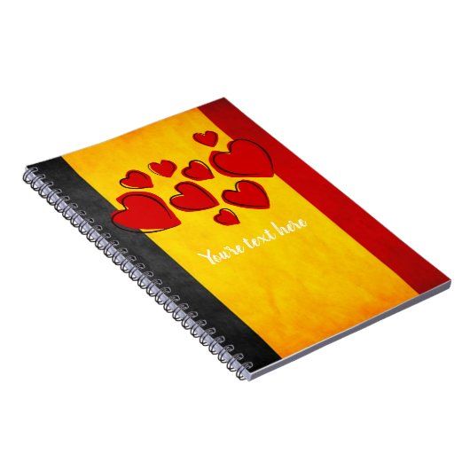 België vlagpatriottisch notitieboek (Rechterzijde)