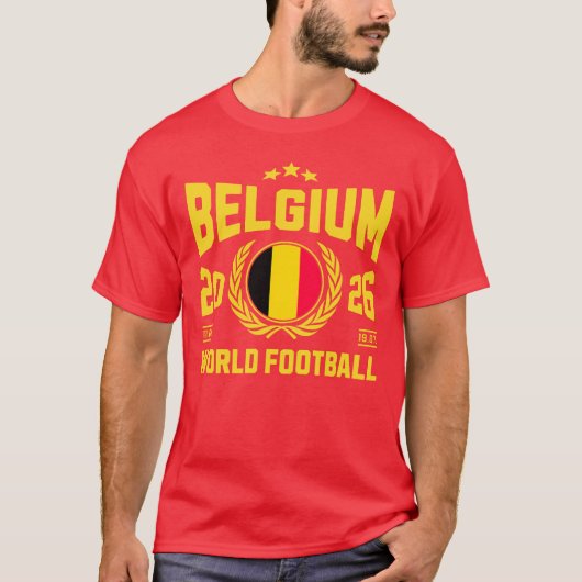 België Voetbal 2026 T-shirt (Voorkant)