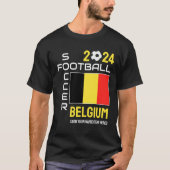 BELGIË Voetbal Football Custom Name 2024 ELK JAAR T-shirt (Voorkant)