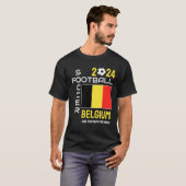 BELGIË Voetbal Football Custom Name 2024 ELK JAAR T-shirt (Voorkant volledig)