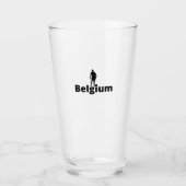 België voetbal glas (Voorkant)