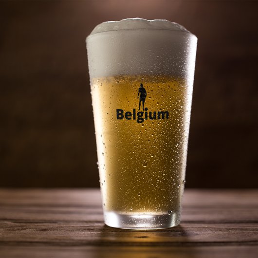 België voetbal glas