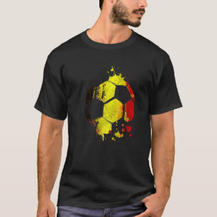 België Voetbal Grafisch België Vlag Football Sport T-shirt