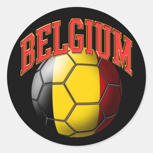 België Voetbal Sticker (Voorkant)