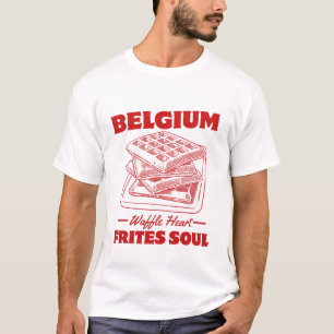 België: Waffelhart, frietziel T-shirt