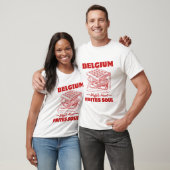 België: Waffelhart, frietziel T-shirt (Unisex)