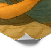 België Waffle Adventure – Cosy Travel Poster (Hoek)