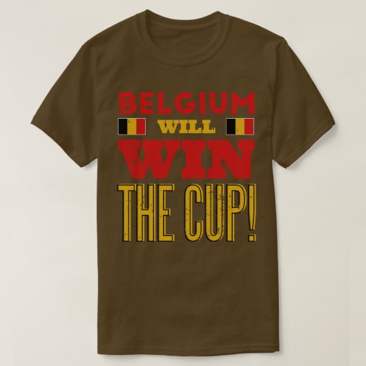 België wint de beker t-shirt (Design voorkant)