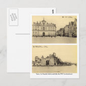 België, Ypres - WW1 Bombardement Briefkaart (Voorkant / Achterkant)