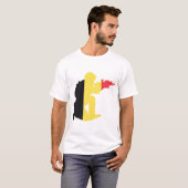 België zegel t-shirt (Voorkant volledig)