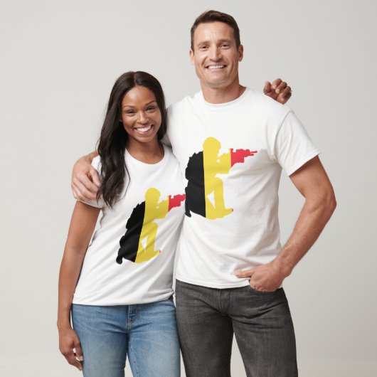 België zegel t-shirt (Unisex)