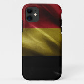 België zijde vlag Case-Mate iPhone case (Achterkant)