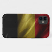 België zijde vlag Case-Mate iPhone case (Achterkant (horizontaal))