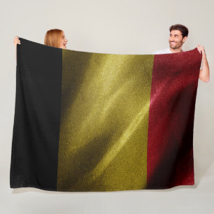 België zijde vlag fleece deken