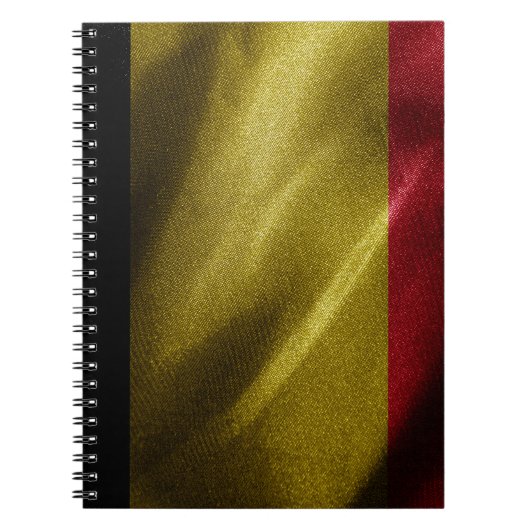 België zijde vlag notitieboek (Voorkant)