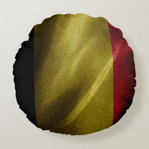België zijde vlag rond kussen