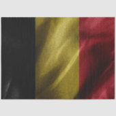 België zijde vlag tissuepapier (Voorkant)
