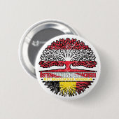Belgien Belgisch Österreichisch Österreich Baum Ronde Button 5,7 Cm (Voorkant /achterkant)