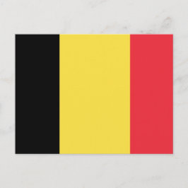 Belgien Flagge Briefkaart