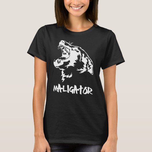Belgion Malinois Dog Eigenaar Maligator T-shirt (Voorkant)