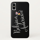 Belgisch - Amerikaans - binnenste - harten - mobie Case-Mate iPhone Case (Achterkant)