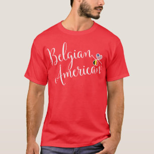 Belgisch-Amerikaanse gejumeleerde harten Tee Shirt