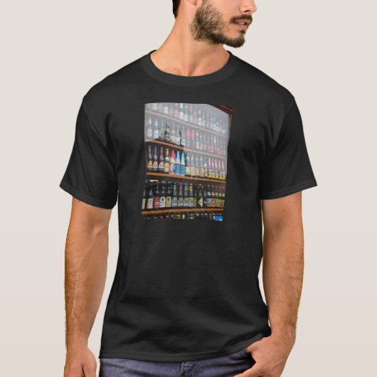 Belgisch bier in Gent-venster T-shirt (Voorkant)