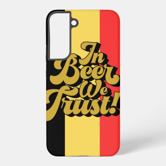 Belgisch bier samsung galaxy hoesje (Achterkant)