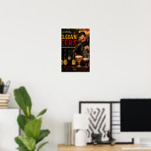 Belgisch Biererfgoed en Warmte Poster (Thuiskantoor)