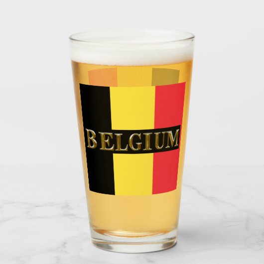BELGISCH BIERGLAS GLAS (Voorkant gevuld)