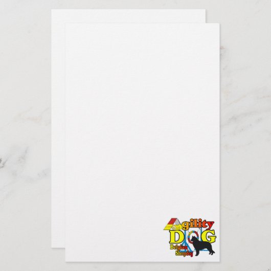 Belgisch bladerdeagentschap briefpapier (Voorkant / Achterkant)