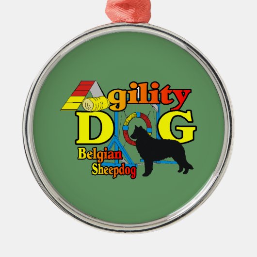 Belgisch bladerdeagentschap metalen ornament (Voorkant)