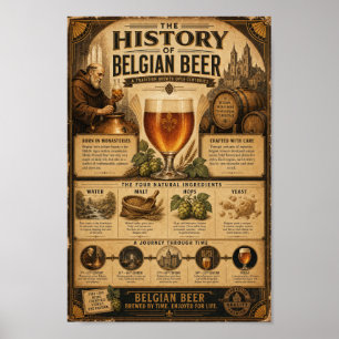 Belgisch Brouwerserfgoed Poster