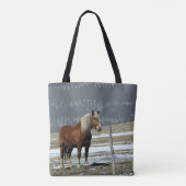 Belgisch conceptpaard in de Canvas tas Paddock (Achterkant)