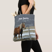 Belgisch conceptpaard in de Canvas tas Paddock (Dichtbij)