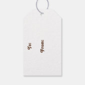 Belgisch conceptpaard in Label met paddock Gift Cadeaulabel (Achterkant)