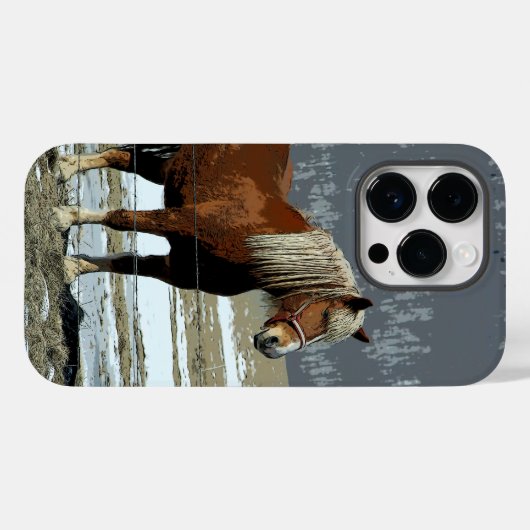 Belgisch conceptpaard in Paddock Cell Phone Case (Achterkant (horizontaal))