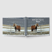 Belgisch conceptpaard in Paddock Guest Book Gastenboek (Volledig)