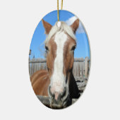 Belgisch conceptpaard keramisch ornament (Links)