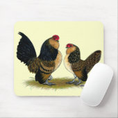 Belgisch d'Anvers Bantams: kwartels Muismat (Met muis)