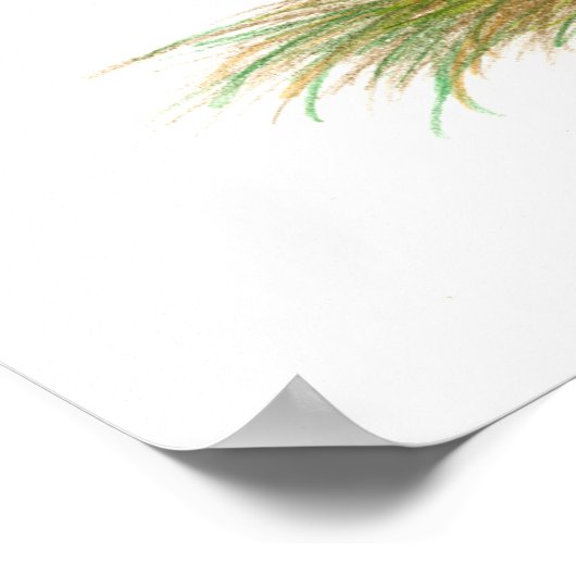 Belgisch d'Anvers Bantams: kwartels Poster (Hoek)