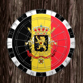 Belgisch dartboard en Belgisch vlaggen-/spelbord Dartbord