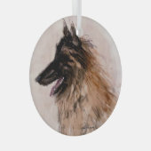 Belgisch door Hevener Glas Ornament (Voorkant Rechts)