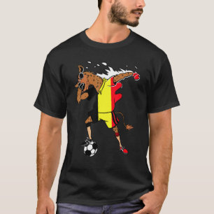 Belgisch dromedaillecamel België vlag Voetba T-shirt