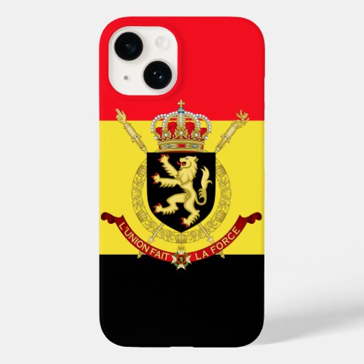 belgisch embleem Case-Mate iPhone case (Achterkant)