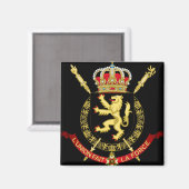 belgisch embleem magneet (Voorkant / Achterkant)