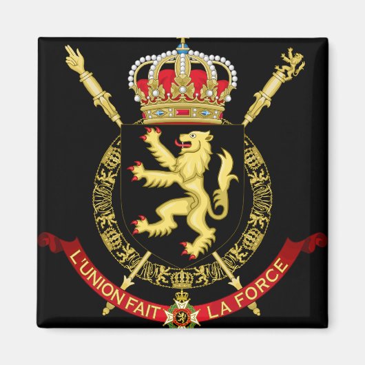 belgisch embleem magneet (Voorkant)