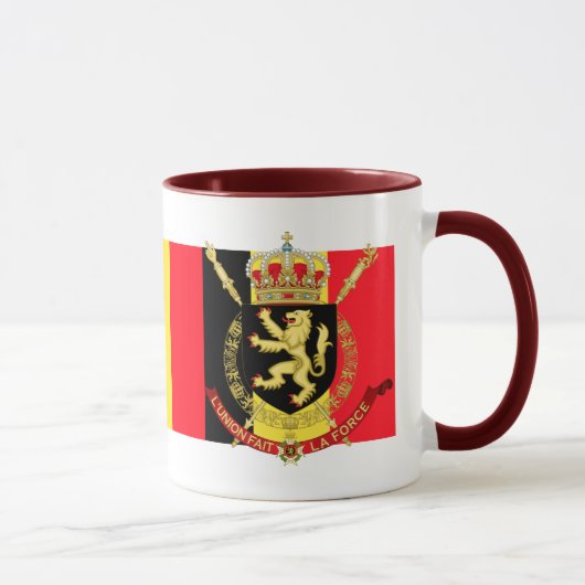 belgisch embleem mok (Rechts)
